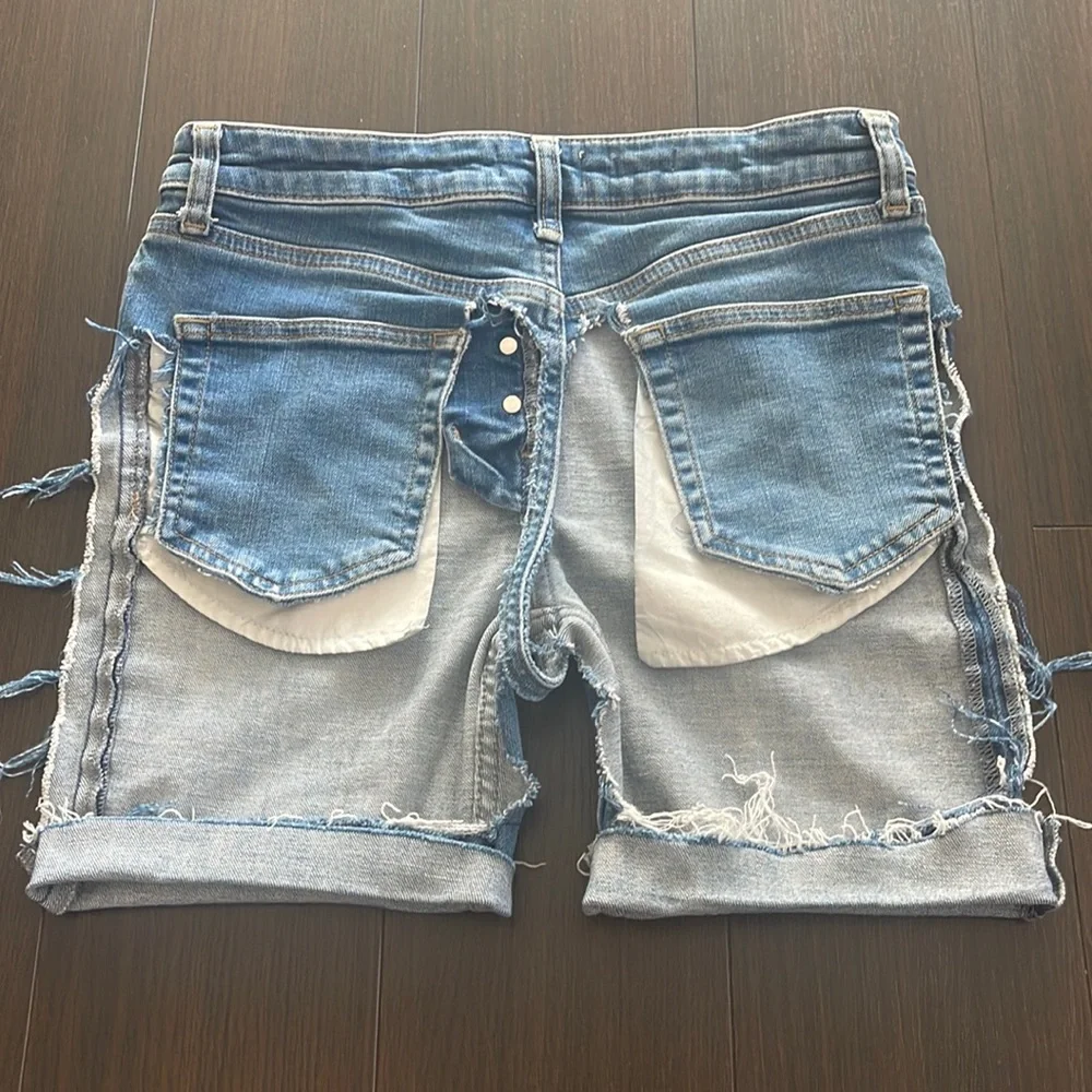 Unique! Topman distressed shorts size 30